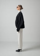 52 OLLIE ZIP UP BLOUSON / COCOON JERSEY - C15