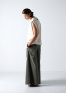 08 JULIA LONG CULOTTE / COMPACT SATIN TRICOT - C10