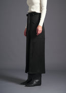 3-way wrap skirt, black, cogthebigsmoke, one size fits all, sustainable fashion, less is more, made in Japan, quiet luxury, minimalist