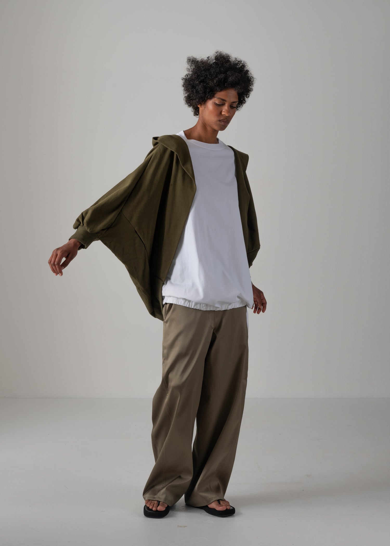 53 NICOLETTE BORERO HOODY / MINI TERRY - C14