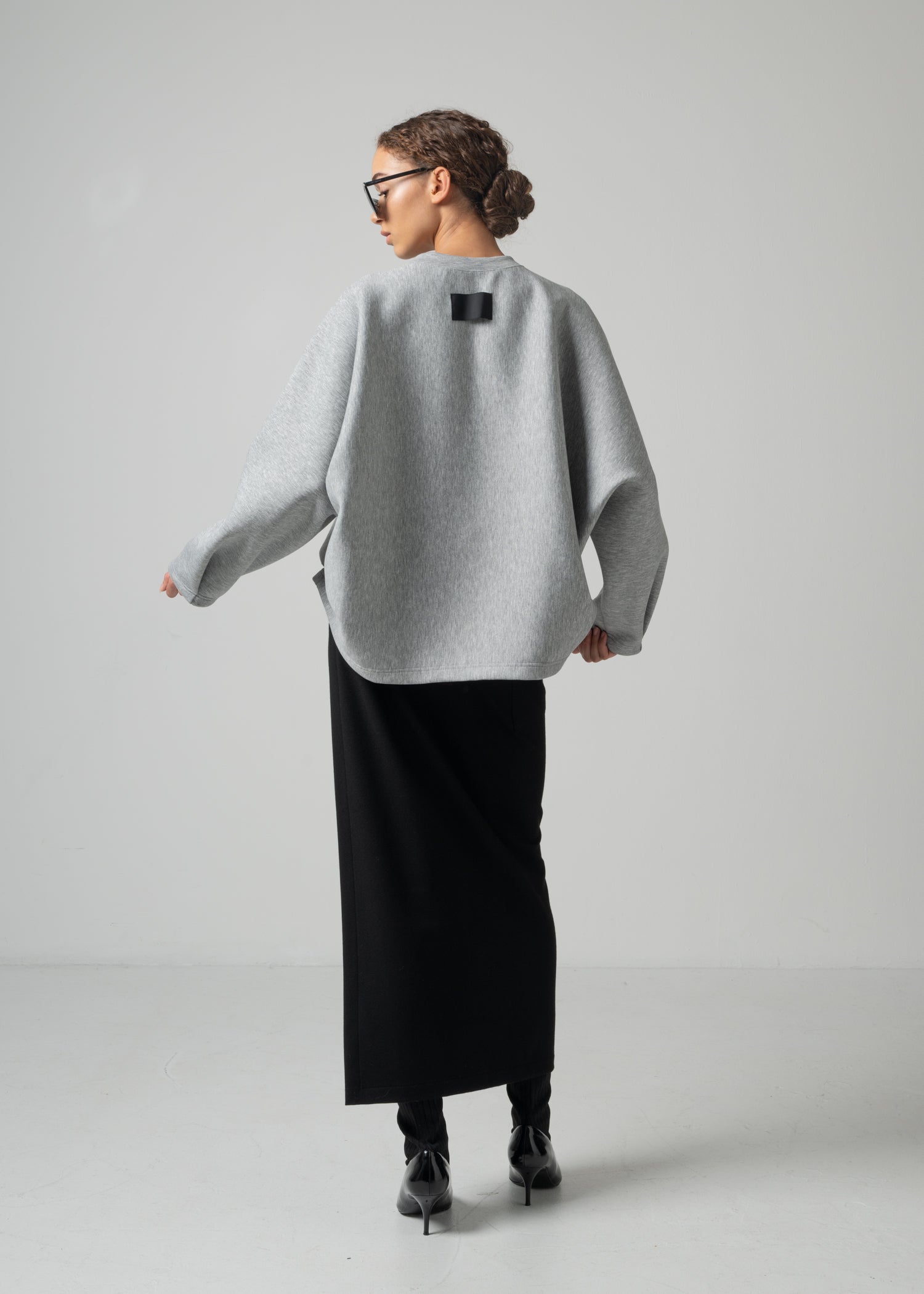 53 OLIVIA TOP / COCOON JERSEY - C15