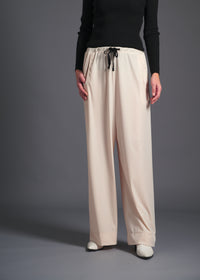 Super loose trousers, vanilla, cogthebigsmoke, one size fits all, sustainable fashion, less is more, made in Japan, quiet luxury, minimalist