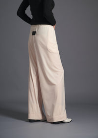 Super loose trousers, vanilla, cogthebigsmoke, one size fits all, sustainable fashion, less is more, made in Japan, quiet luxury, minimalist