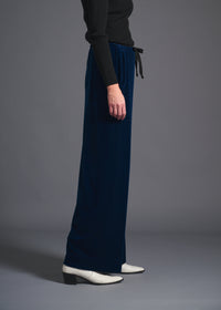 Super loose trousers, teal blue, cogthebigsmoke, one size fits all, sustainable fashion, less is more, made in Japan, quiet luxury, minimalist