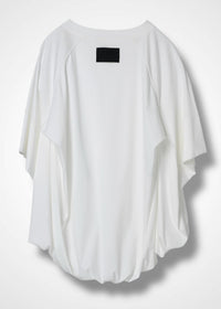 55 LILLYANA PUFFY SHORT SLEEVE TOP / HIGH GAUZE COTTON - C14