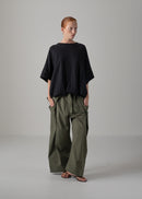 55 LILLYANA PUFFY SHORT SLEEVE TOP / HIGH GAUZE COTTON - C14
