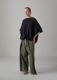 55 LILLYANA PUFFY SHORT SLEEVE TOP / HIGH GAUZE COTTON - C14