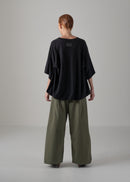 55 LILLYANA PUFFY SHORT SLEEVE TOP / HIGH GAUZE COTTON - C14