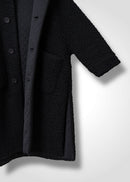 57 MARILYN COAT / WOOL AIRY LIGHT BOUCLE JERSEY - C13