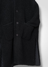 57 MARILYN COAT / WOOL AIRY LIGHT BOUCLE JERSEY - C13