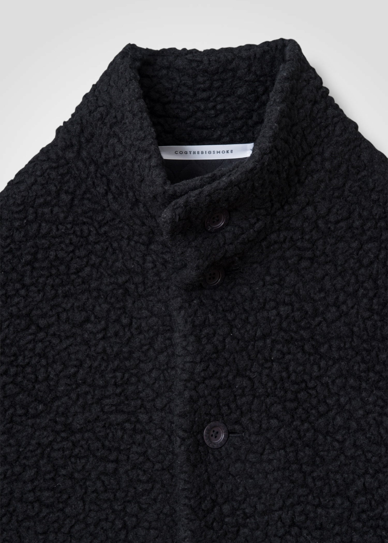 57 MARILYN COAT / WOOL AIRY LIGHT BOUCLE JERSEY - C13