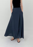 58 HALO SEMI-FLARE SKIRT / RECYCLE PE JERSEY - C10