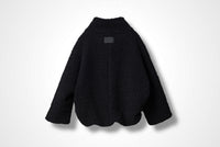 59 MILAN STAND COLLAR BLOUSON / WOOL AIRY LIGHT BOUCLE JERSEY - C13