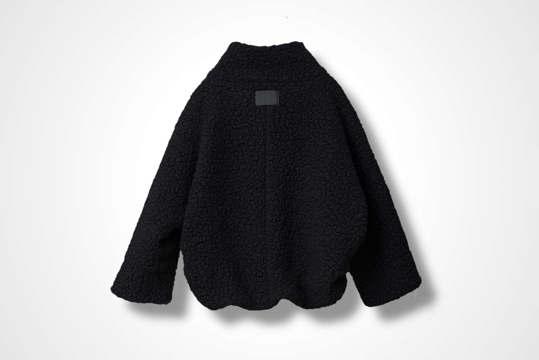 59 MILAN STAND COLLAR BLOUSON / WOOL AIRY LIGHT BOUCLE JERSEY - C13