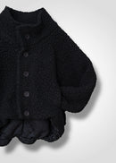 59 MILAN STAND COLLAR BLOUSON / WOOL AIRY LIGHT BOUCLE JERSEY - C13