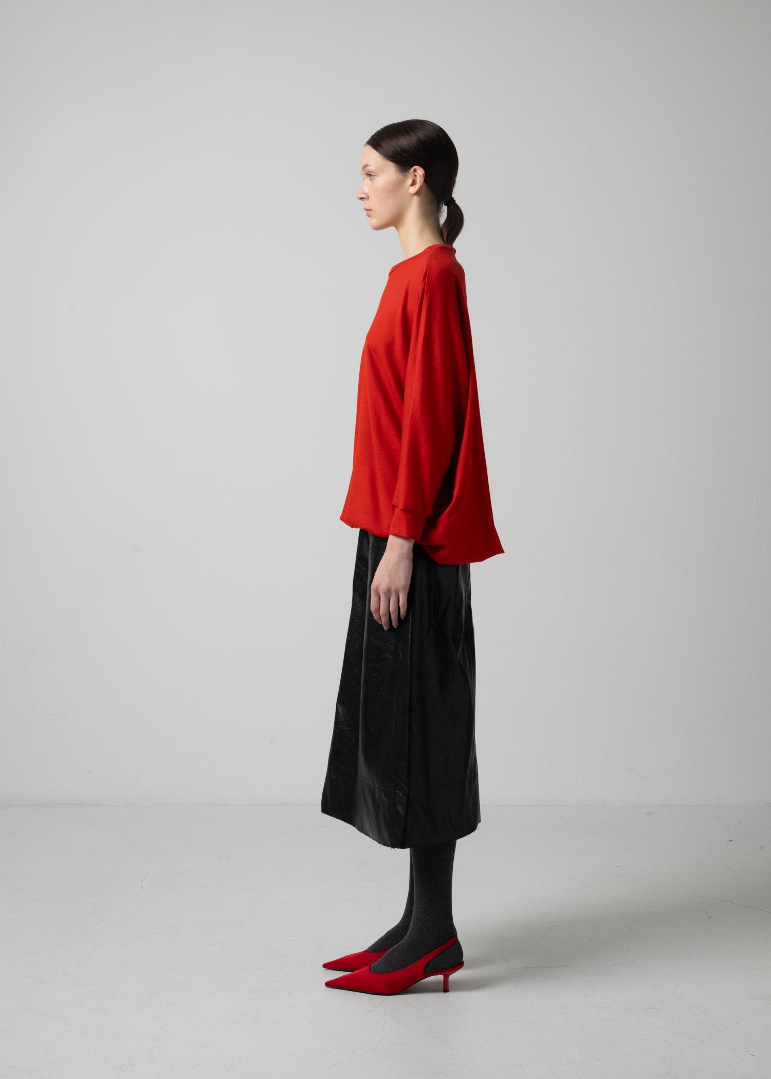 59 ONIX CREW NECK TOP / MILLED WASHABLE JERSEY - C15