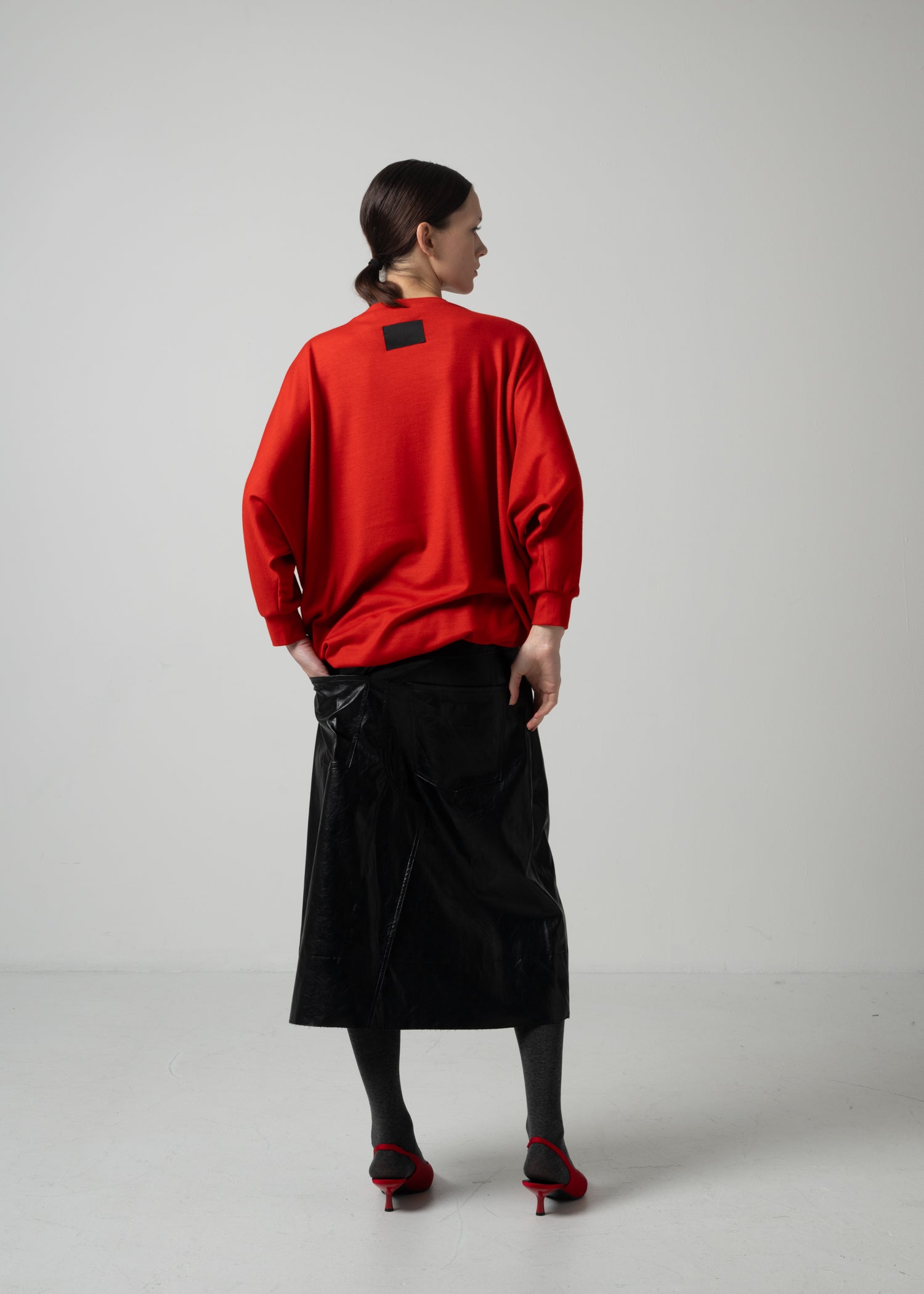 59 ONIX CREW NECK TOP / MILLED WASHABLE JERSEY - C15