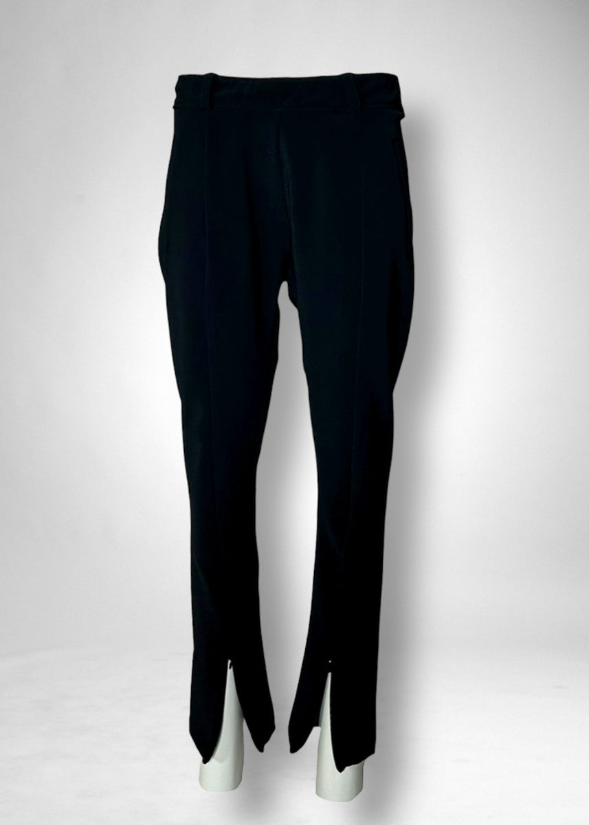 05 KAILEE ZIP SLIT TROUSERS / HIGH DENSITY 2WAY STRETCH - C11