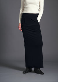 pencil skirt, navy, cogthebigsmoke, one size fits all, sustainable fashion, less is more, made in Japan, quiet luxury, minimalist