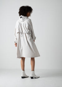 06 JUDY 2-WAY COAT / COMPACT SATIN TRICOT - C10