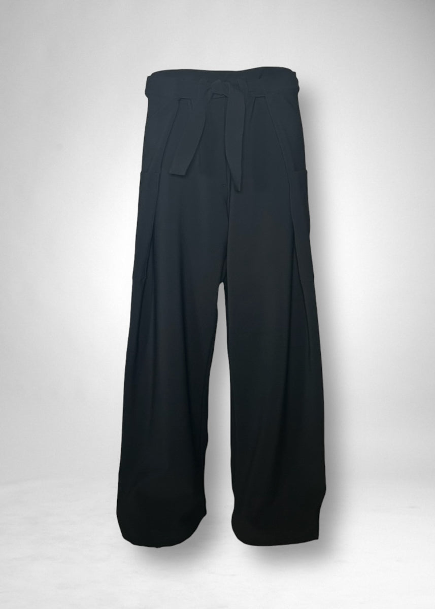 06 KARA WRAP TROUSERS / HIGH DENSITY 2WAY STRETCH - C11