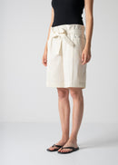 shorts with a centre crease, off white, cogthebigsmoke, one size fits all, sustainable fashion, less is more, made in Japan, quiet luxury, minimalist