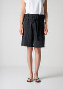 shorts with a centre crease, black, cogthebigsmoke, one size fits all, sustainable fashion, less is more, made in Japan, quiet luxury, minimalist