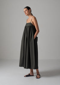 06 LINA OVERALLS / LUX TWILL STRETCH - C14