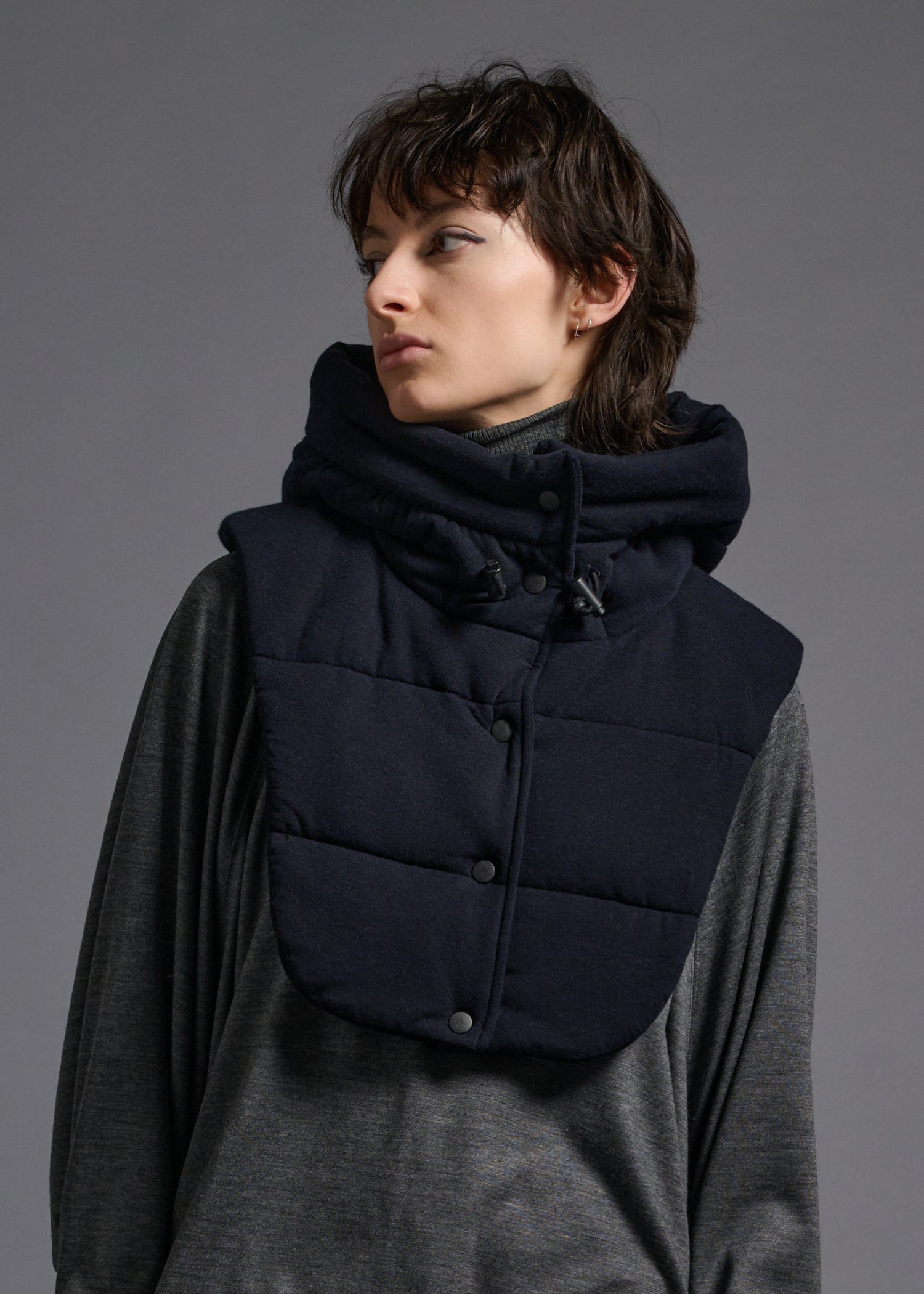 06 MOLLY HOOD / TENCEL CASHMERE PLAIN JERSEY - C13