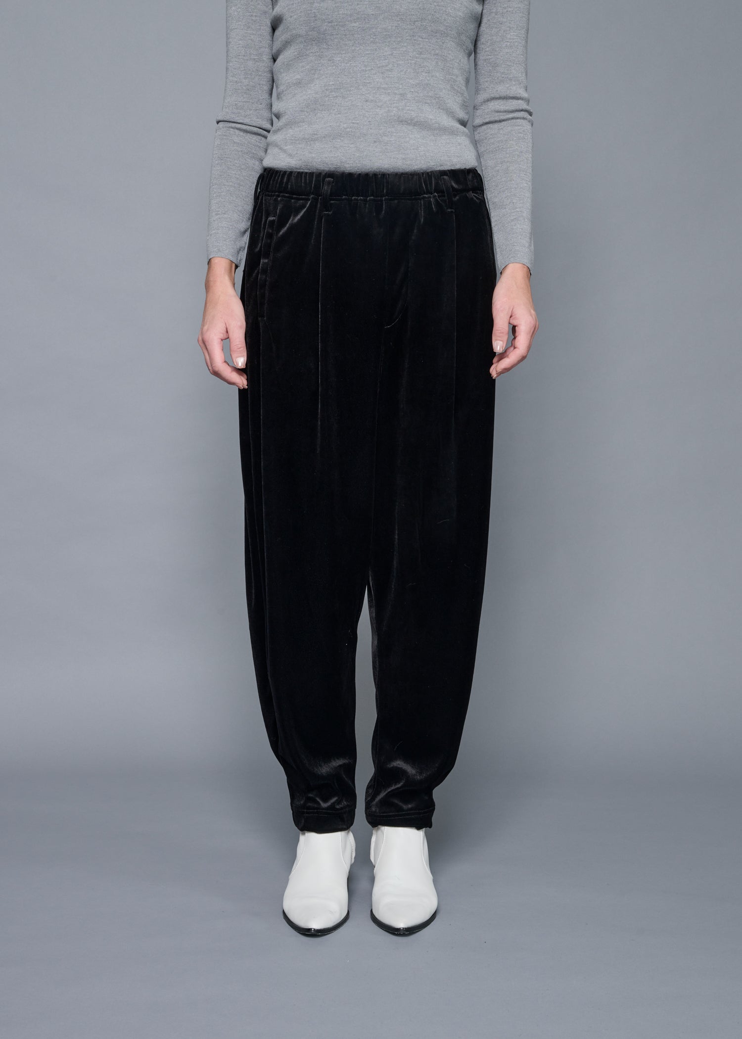 06 OONA PEASANT TROUSERS / SOFT VELOUR - C15
