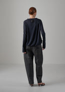 07 NADINE RAGLAN CARDIGAN / SUPER LIGHT COTTON JERSEY - C14
