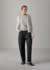 07 NADINE RAGLAN CARDIGAN / SUPER LIGHT COTTON JERSEY - C14