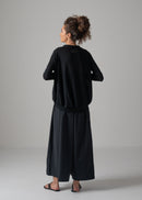 07 NADINE RAGLAN CARDIGAN / SUPER LIGHT COTTON JERSEY - C14