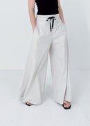 08 JULIA LONG CULOTTE / COMPACT SATIN TRICOT - C10