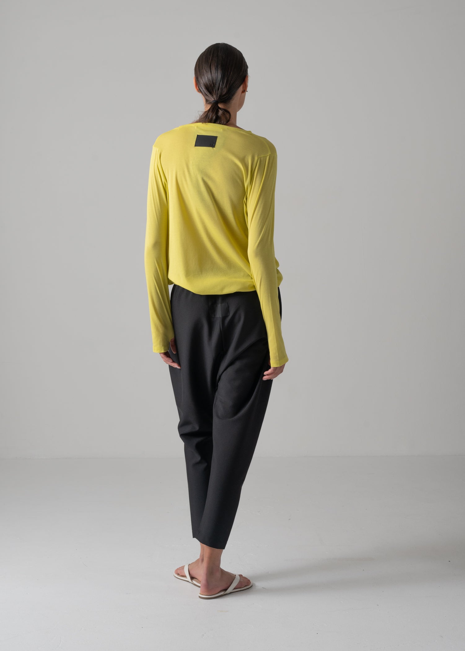 08 NIKA LONG SLEEVE TOP / SUPER LIGHT COTTON JERSEY - C14