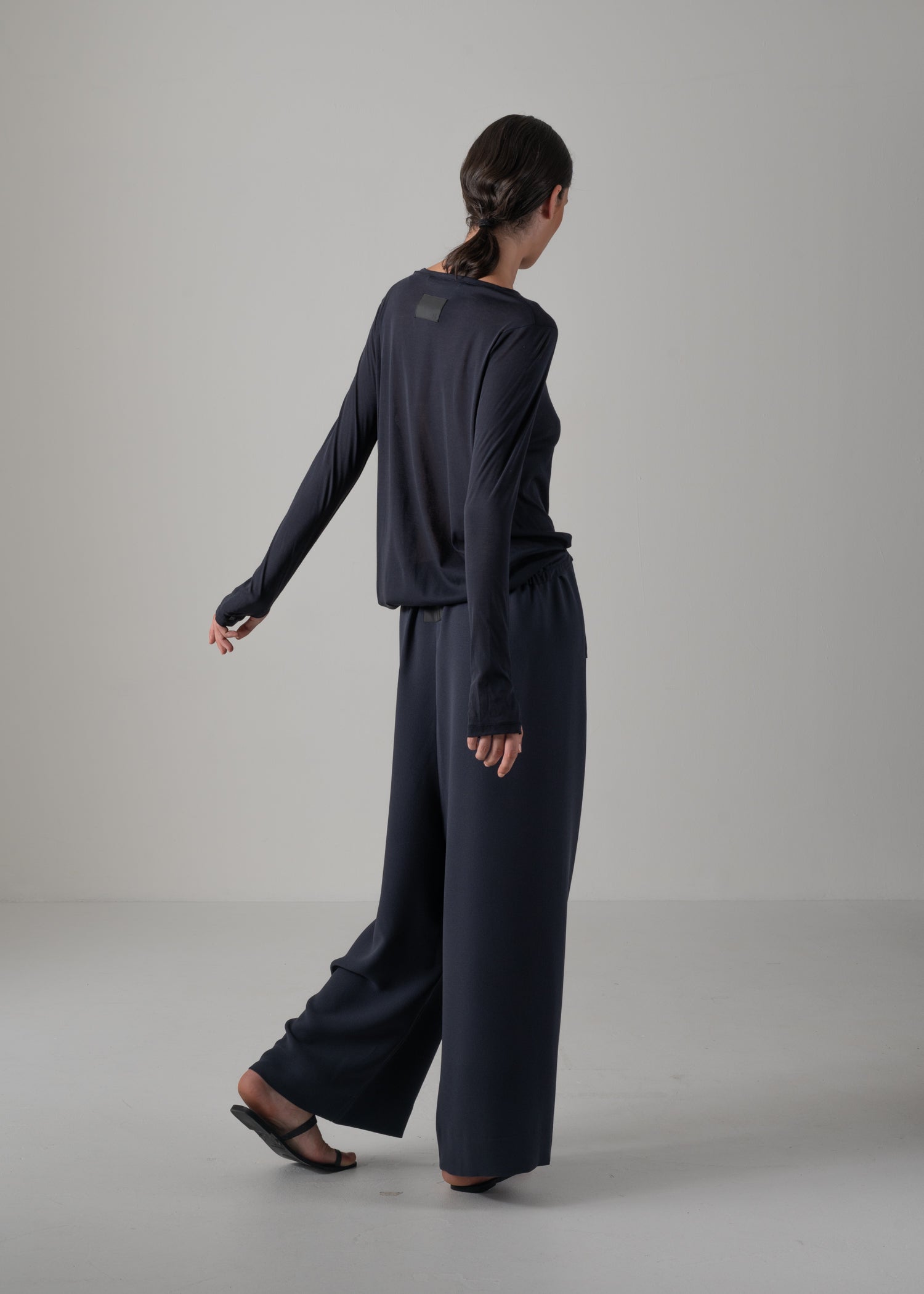 08 NIKA LONG SLEEVE TOP / SUPER LIGHT COTTON JERSEY - C14