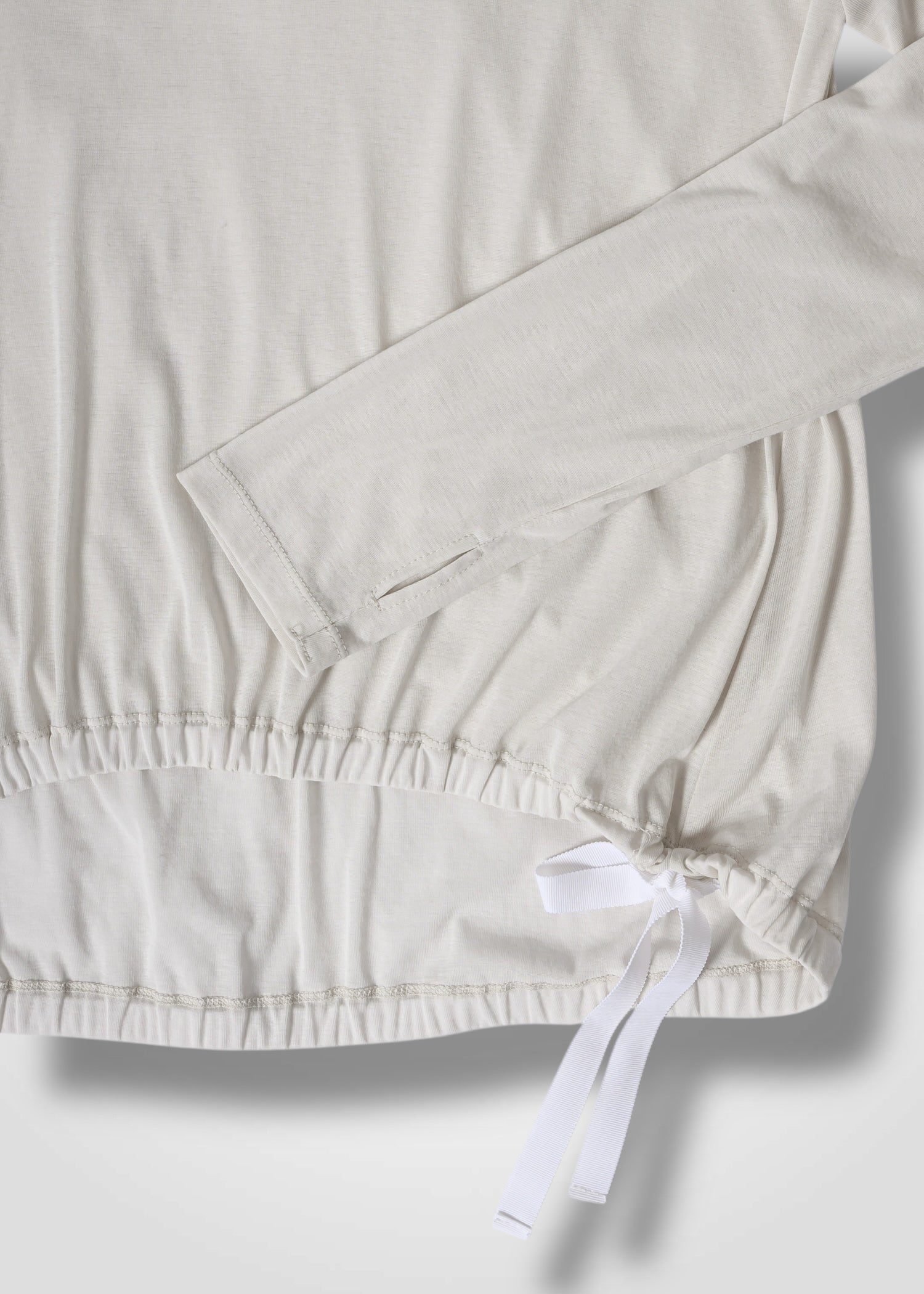 08 NIKA LONG SLEEVE TOP / SUPER LIGHT COTTON JERSEY - C14