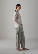 08 NIKA LONG SLEEVE TOP / SUPER LIGHT COTTON JERSEY - C14