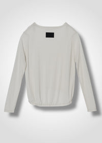 08 NIKA LONG SLEEVE TOP / SUPER LIGHT COTTON JERSEY - C14