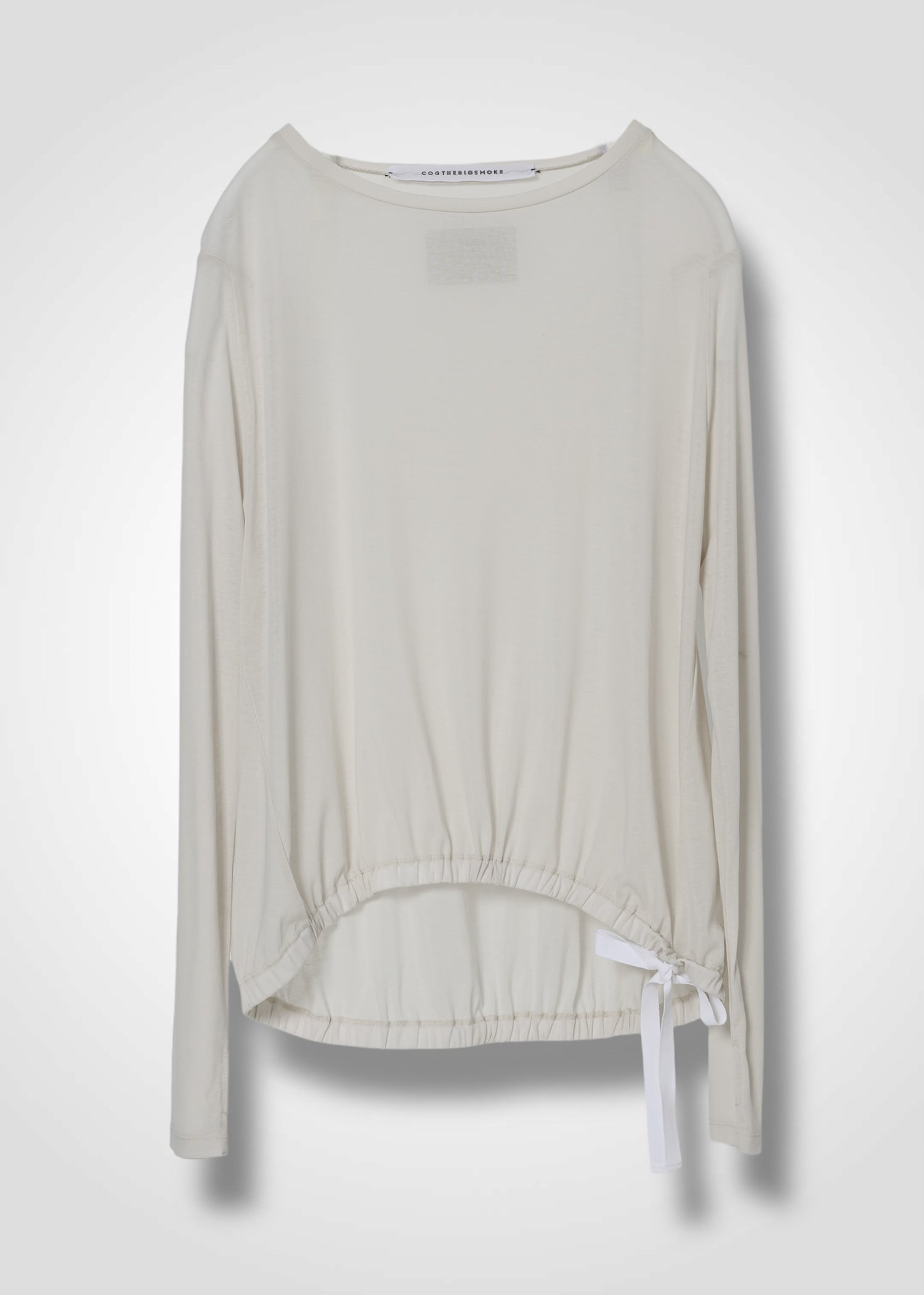 08 NIKA LONG SLEEVE TOP / SUPER LIGHT COTTON JERSEY - C14