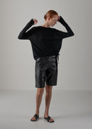 08 NIKA LONG SLEEVE TOP / SUPER LIGHT COTTON JERSEY - C14