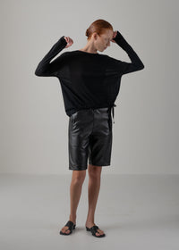 08 NIKA LONG SLEEVE TOP / SUPER LIGHT COTTON JERSEY - C14