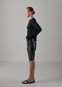 08 NIKA LONG SLEEVE TOP / SUPER LIGHT COTTON JERSEY - C14