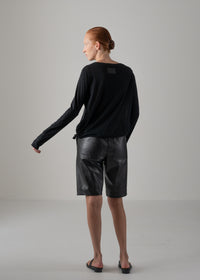 08 NIKA LONG SLEEVE TOP / SUPER LIGHT COTTON JERSEY - C14