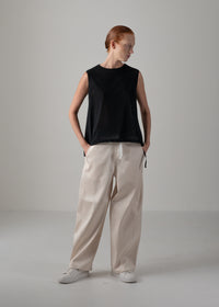 09 NELLY SLEEVELESS TOP / SUPER LIGHT COTTON JERSEY - C14