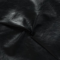 39 OAKLEY SKIRT / VINTAGE-LOOK ITALIAN VEGAN LEATHER - C15