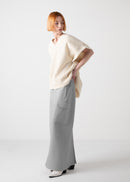 07 KHLOE LONG CARGO SKIRT / HIGH DENSITY 2WAY STRETCH - C11