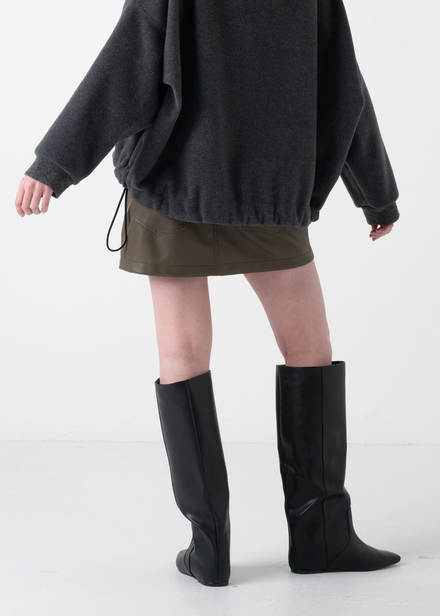 64 KATIE MINI SKIRT / VEGAN LEATHER - C11