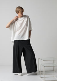 GENEVA WIDELEG TROUSERS / HIGH DENSITY 2WAY STRETCH - ONLINE STORE EXCLUSIVE