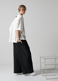 GENEVA WIDELEG TROUSERS / HIGH DENSITY 2WAY STRETCH - ONLINE STORE EXCLUSIVE